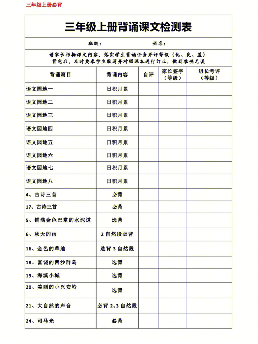 人教版小学二年级上册语文先学后教当堂训练表格式教案_三年级语文表格式教案_人教版小学语文五年级上册表格式教案