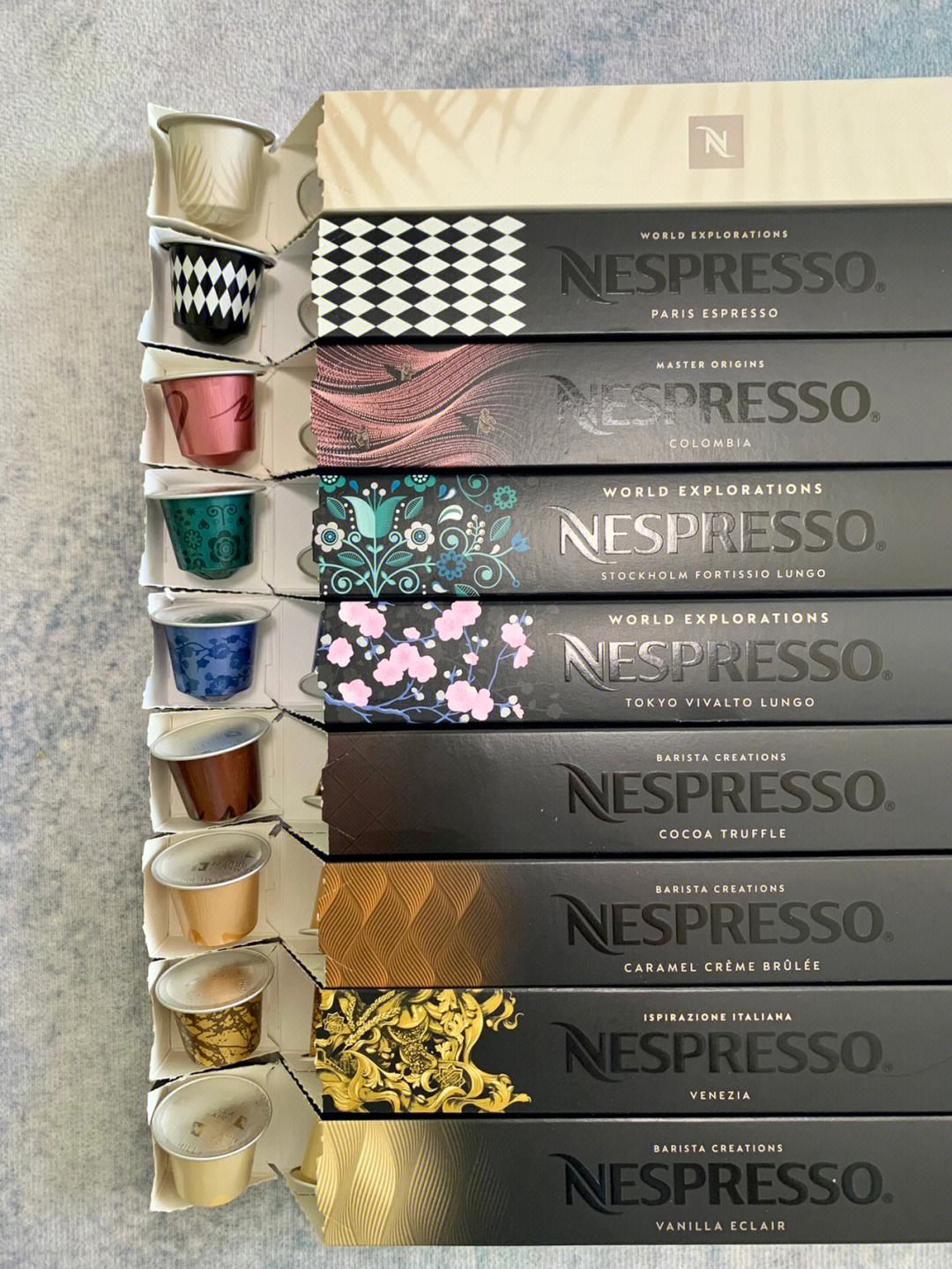 nespresso胶囊口味介绍图片