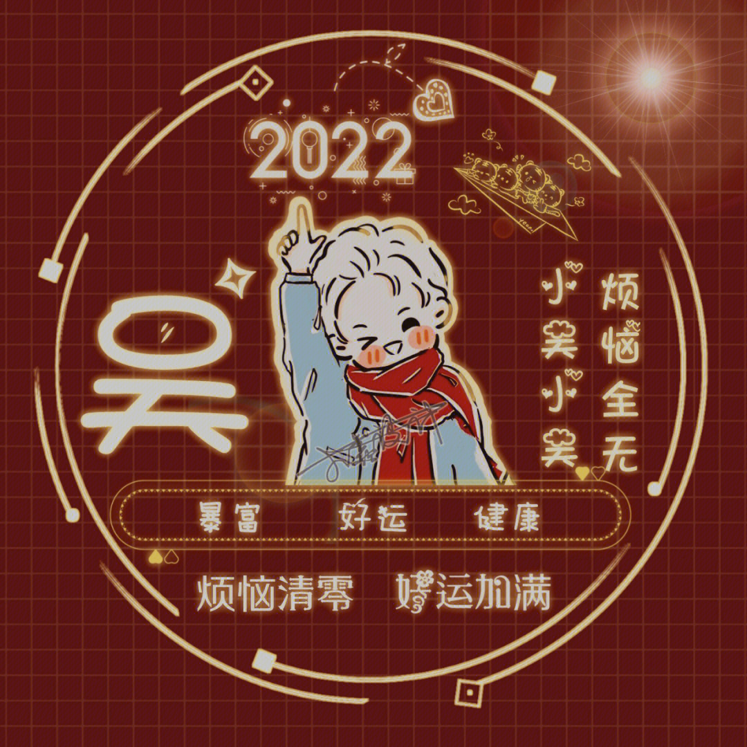 2022虎年姓氏头像