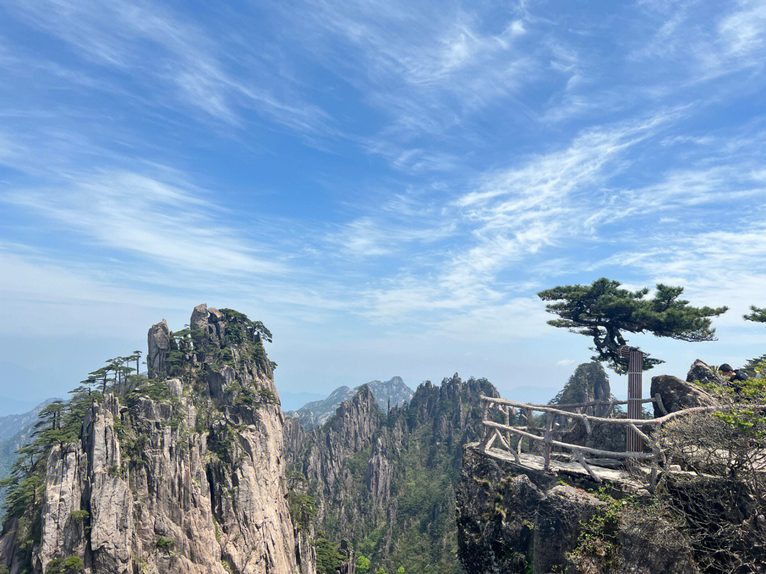 黄山的基本现状图片