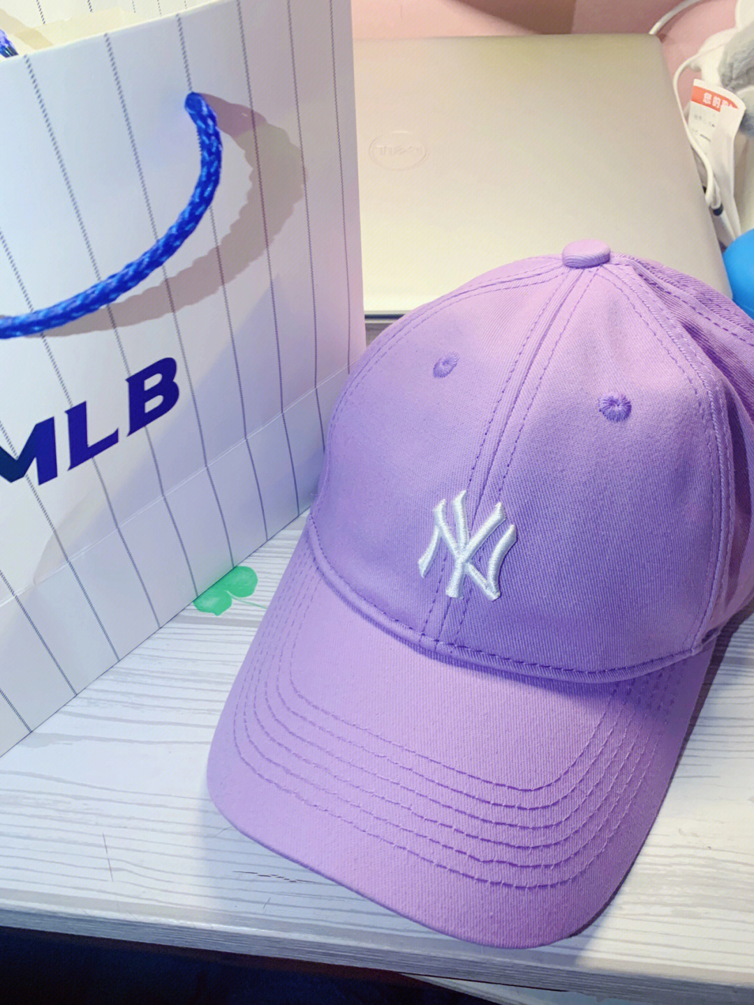 166666866866淘的mlb棒球帽紫色太绝了