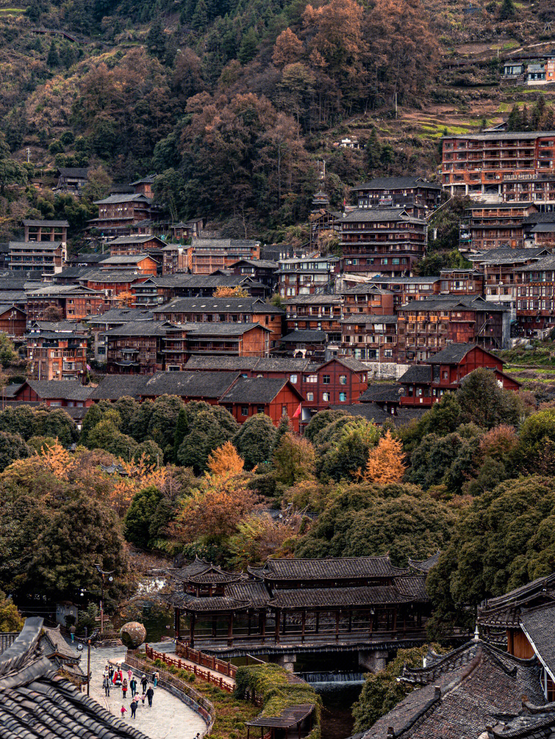 西江千户苗寨贵州旅游自然风光摄影