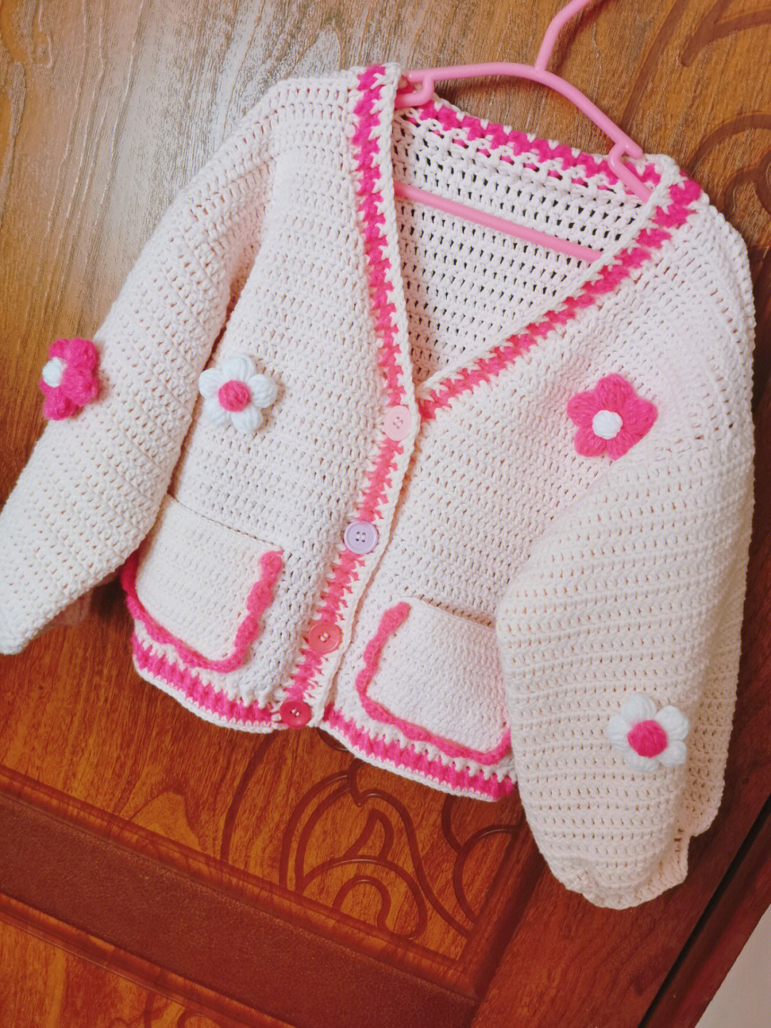 女宝宝外搭小开衫织法图片