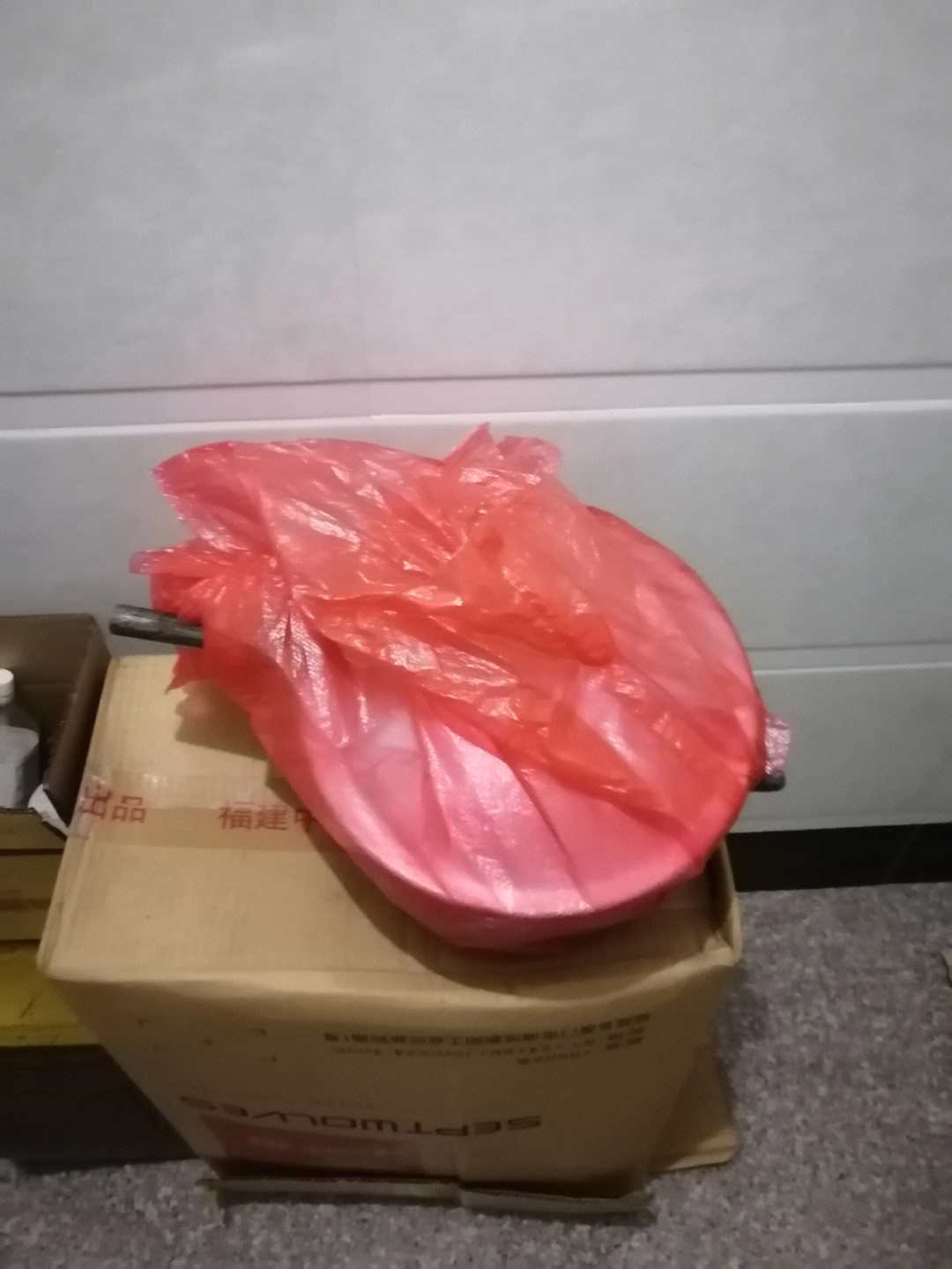 红塑料袋高压锅图片