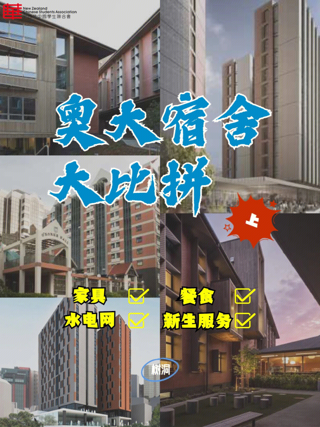 新西兰奥克兰大学宿舍图片