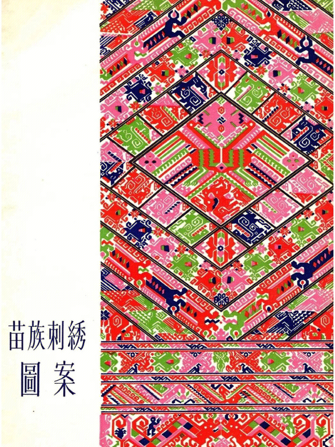 苗族刺绣图案1956
