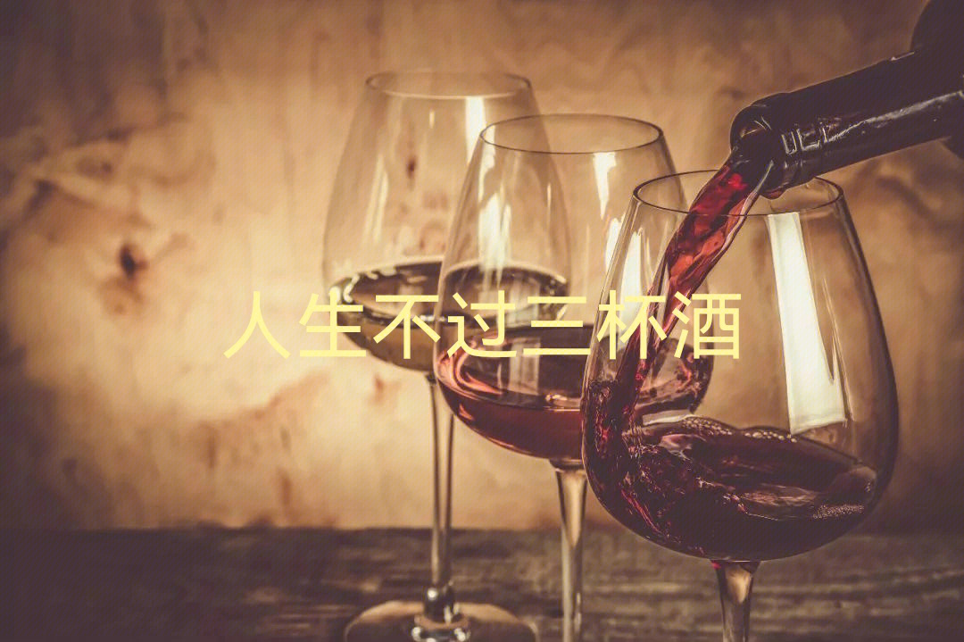 人生三杯酒图片大全图片