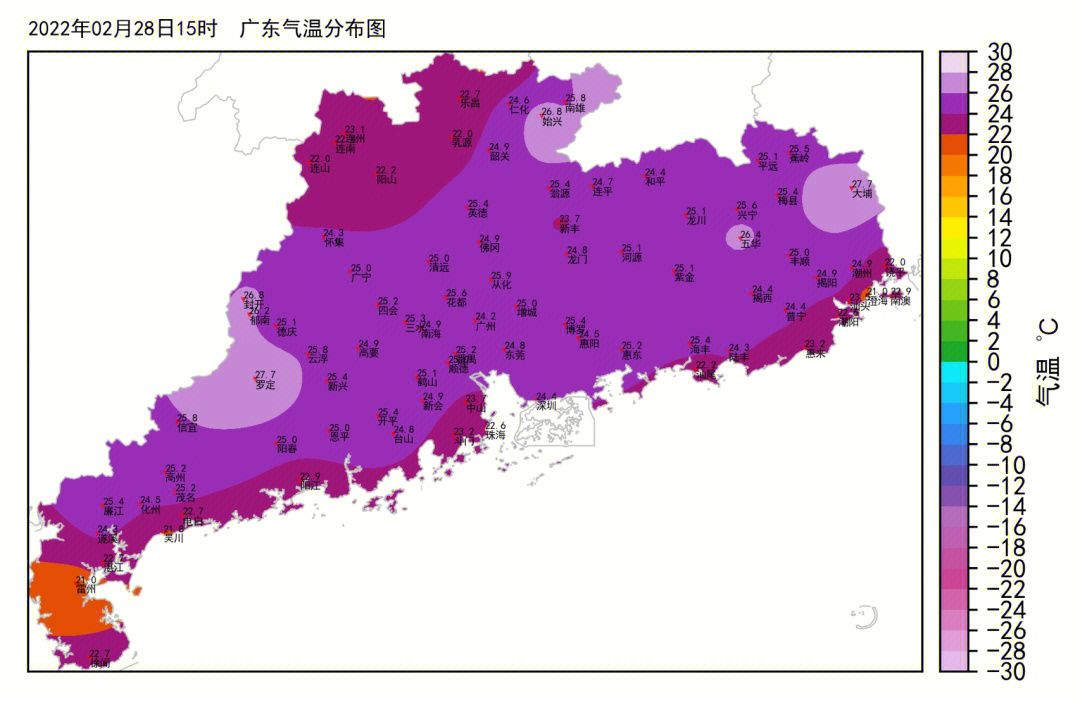 广东省气候分布图图片