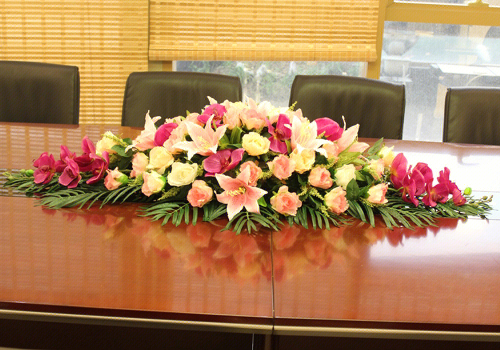 会议室花盆布置图片
