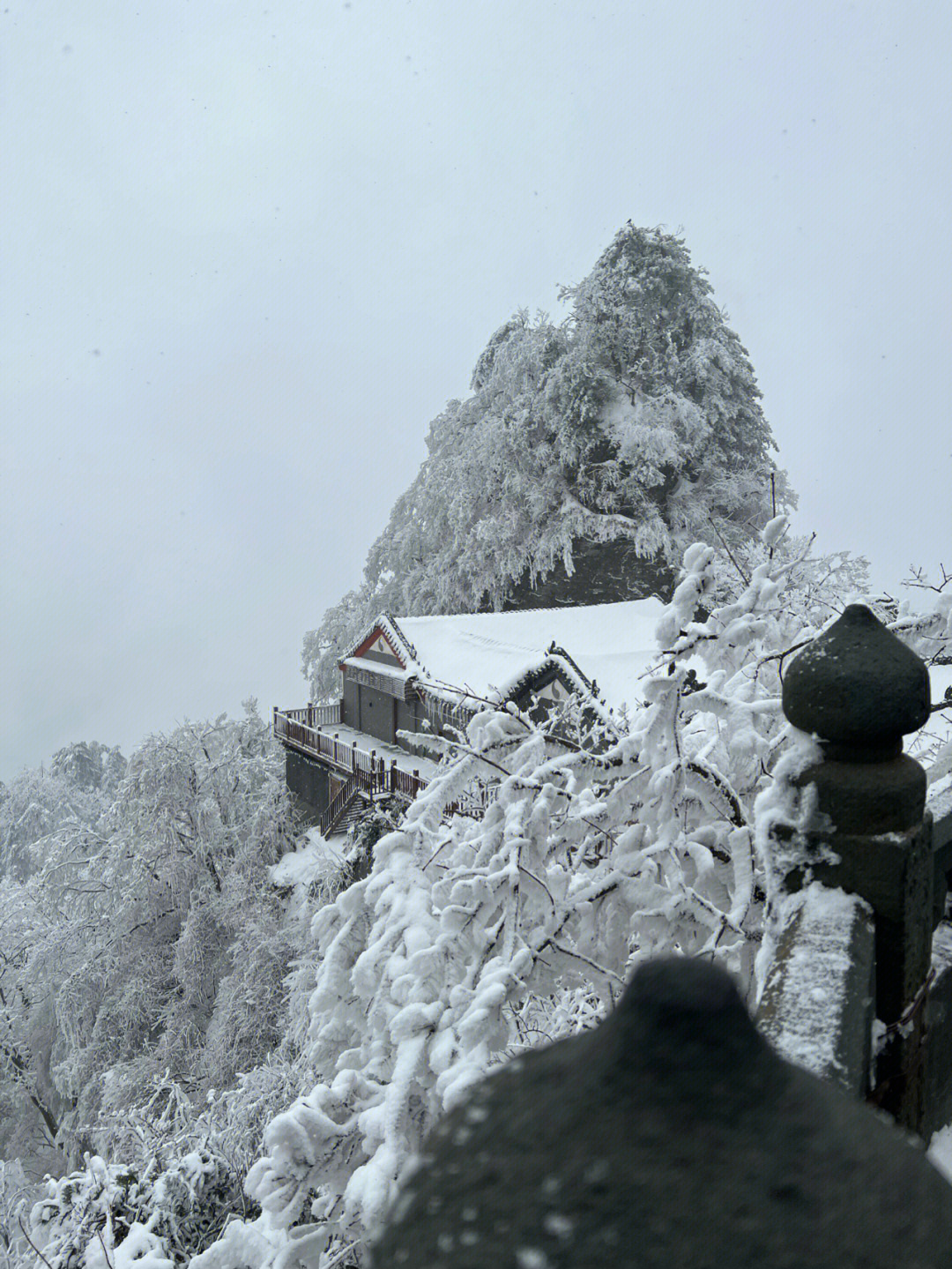 219武当山雪景美