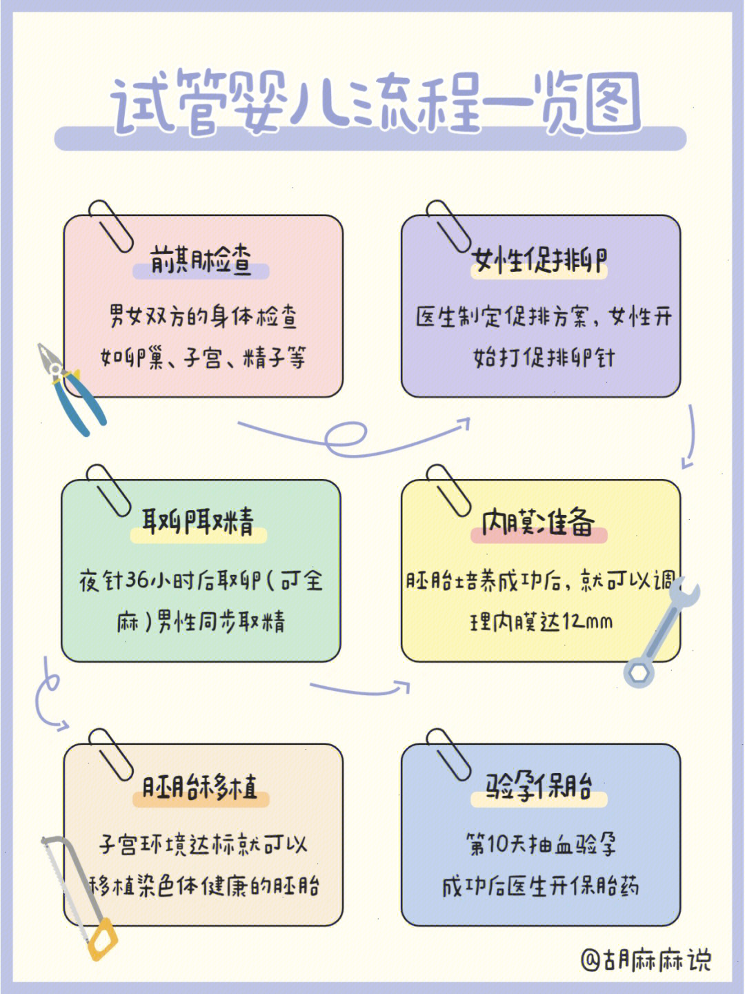 试管婴儿必备流程图75试管工作两不误77