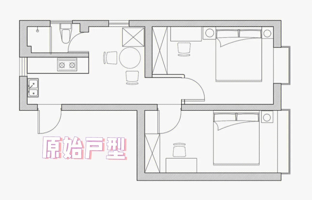 老公房户型图图片