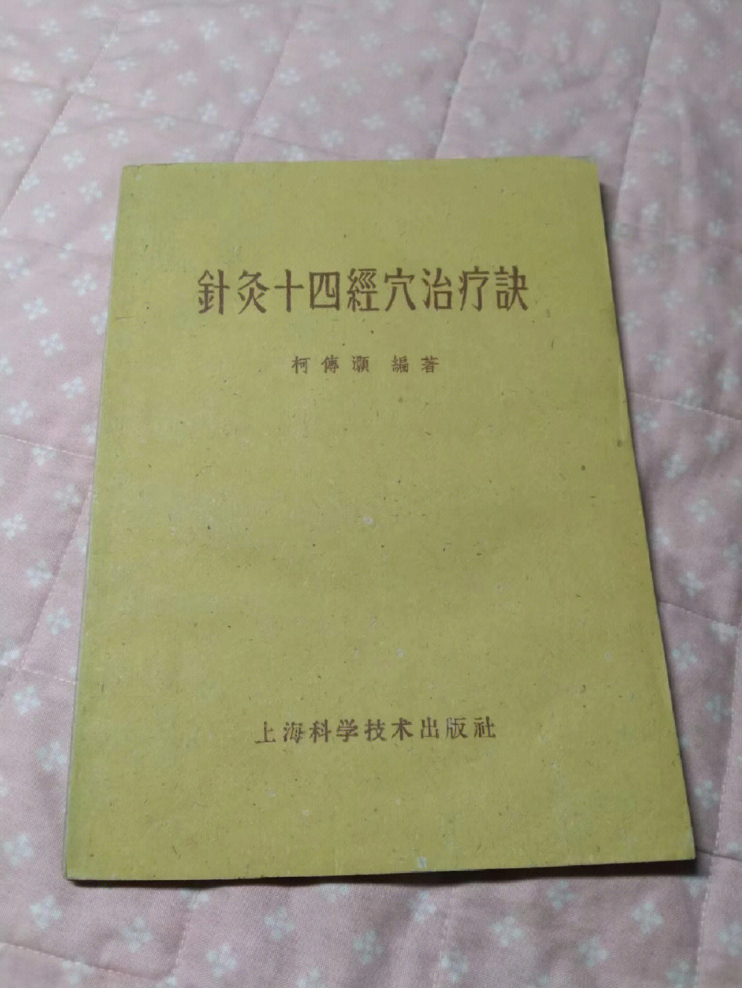 中医书籍针灸十四经穴治疗诀