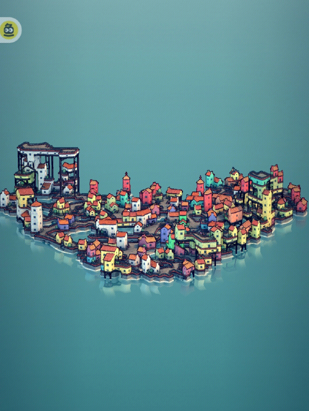 城镇叠叠乐浮空岛图片