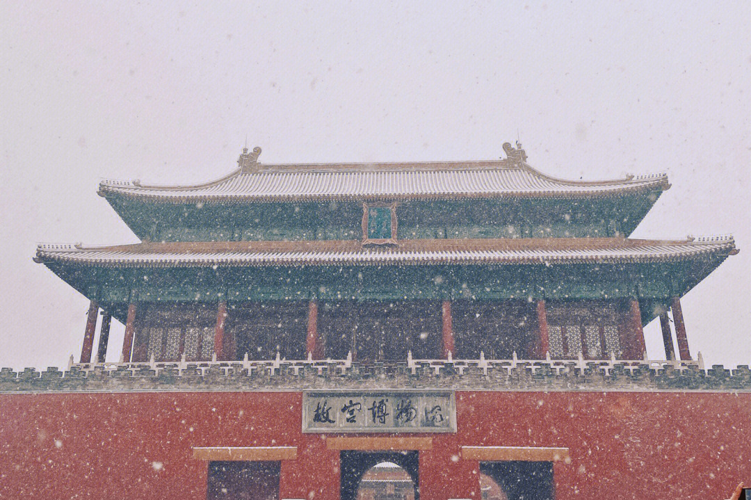 真的是急雪舞回风#北京下雪了#故宫雪景#故宫博物院#故宫