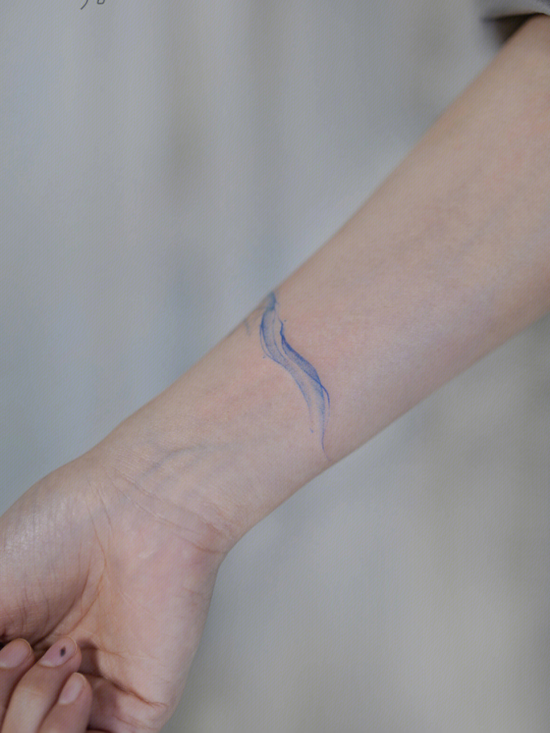 北京纹身清新抽象水彩手环乘风破浪的星