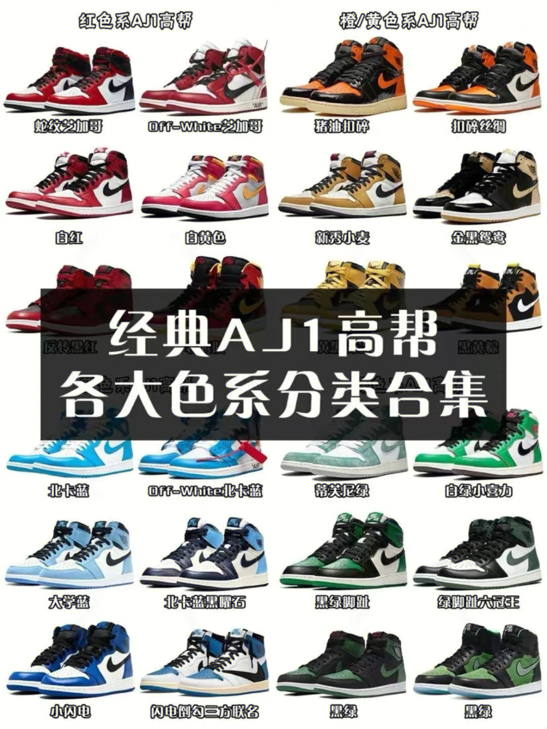 aj1全系列图谱图片图片