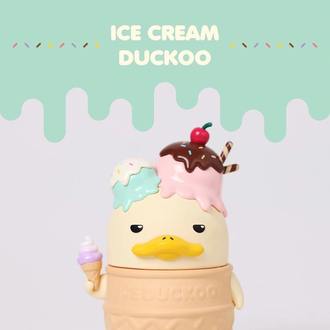 duckoo冰淇淋ya手办