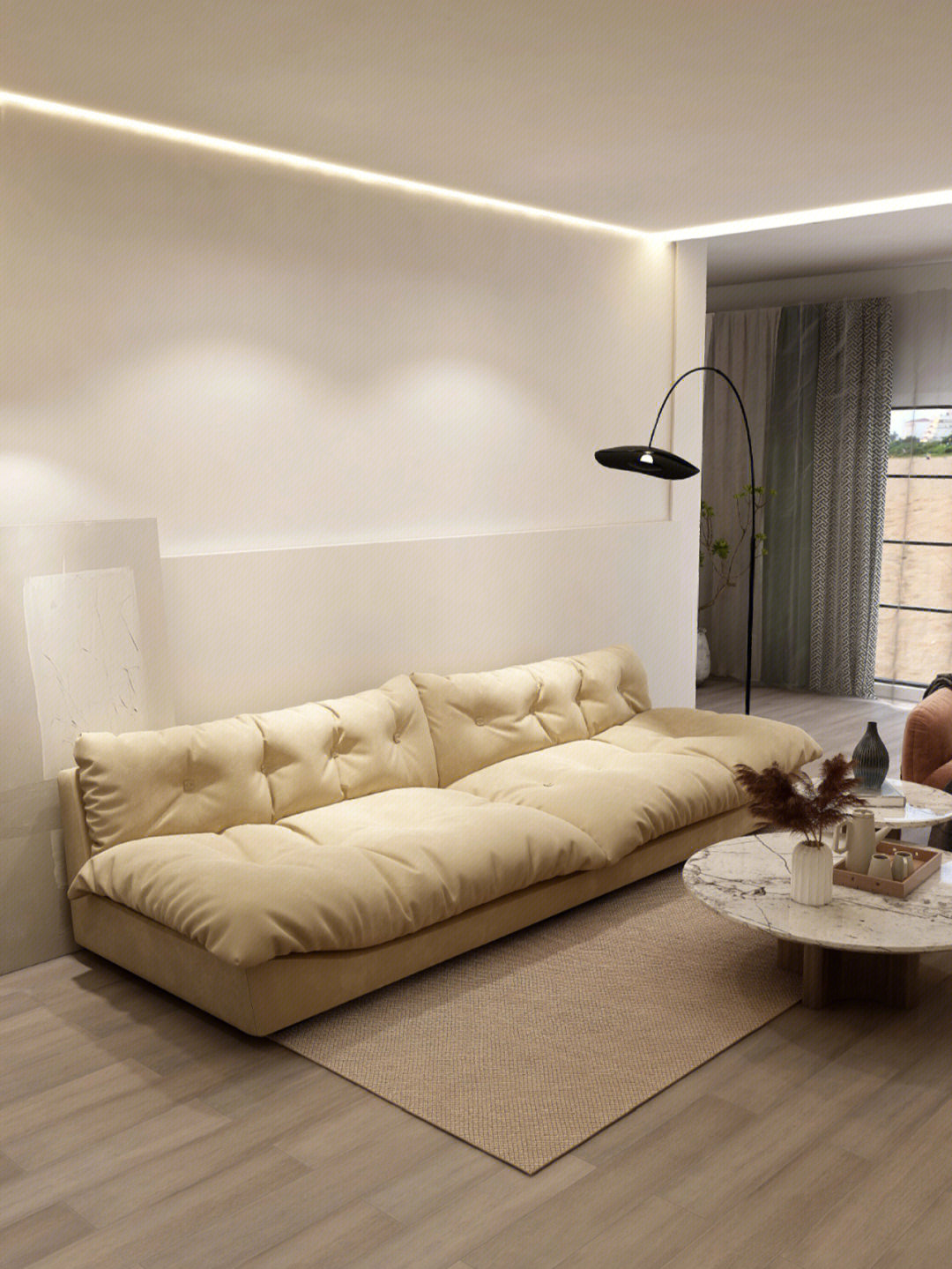 极简设计丨高颜值的云朵沙发非常舒适