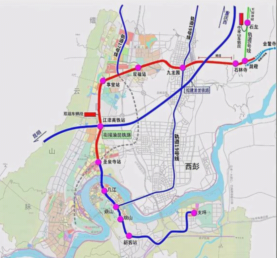 重庆头条3月5日重庆地铁5号线的江跳线就要全线接触