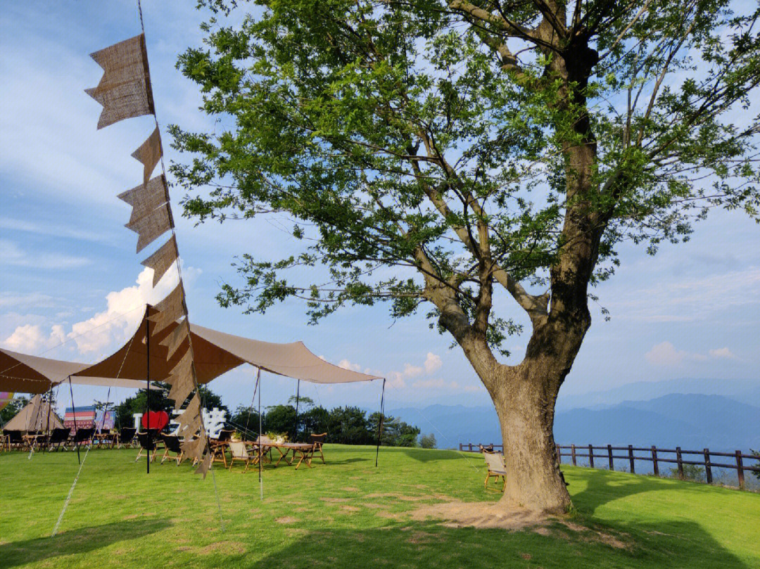 天姥山露营基地图片