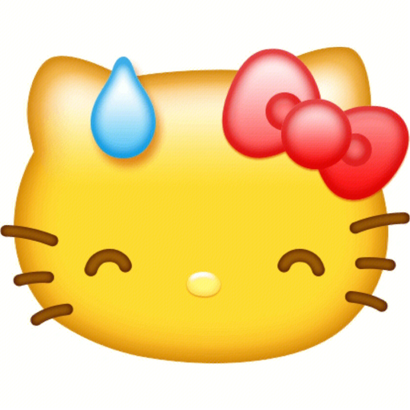 hellokitty头像emoji版本