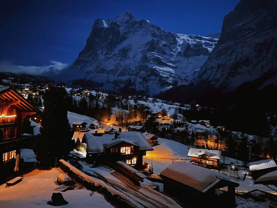 瑞士童话风景图片