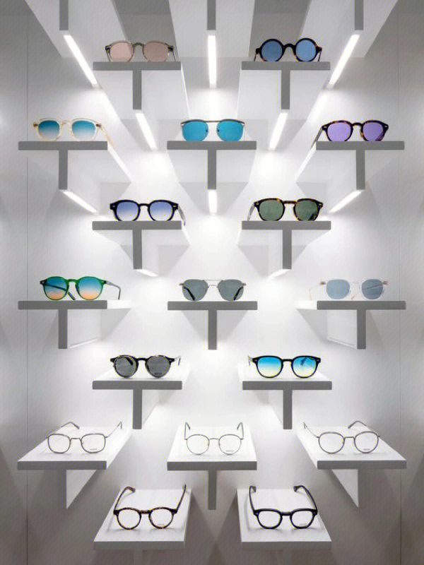 多种多样的商品陈列方式,值得每个眼镜店老板 参考借鉴!