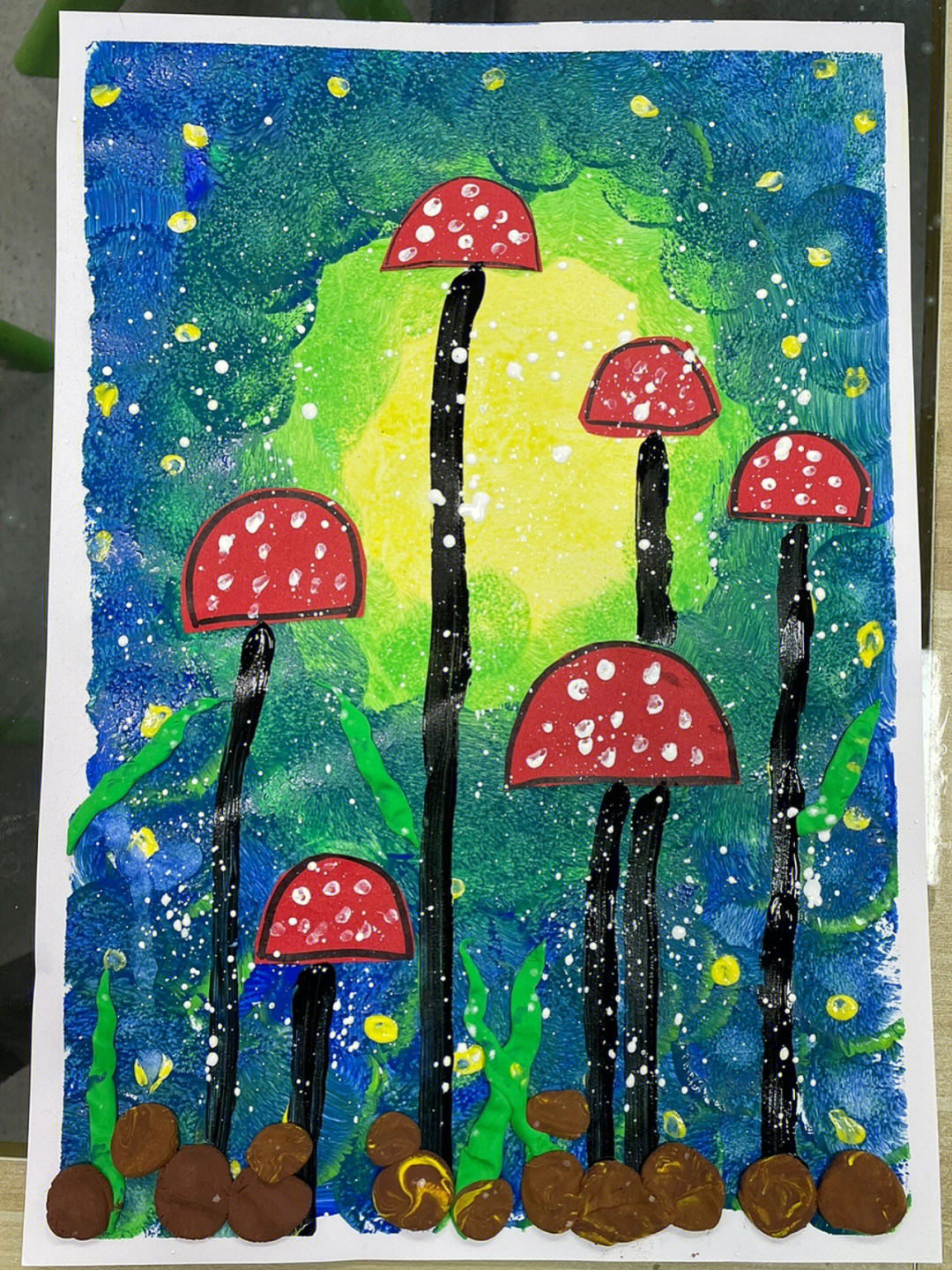 小班美术蘑菇教案图片