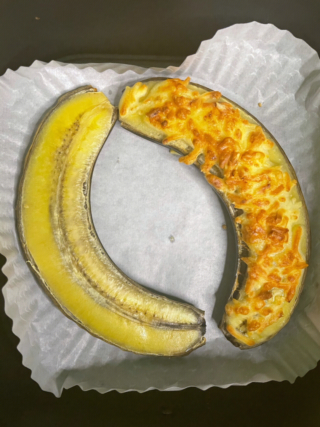 芝士焗香蕉空气炸锅图片