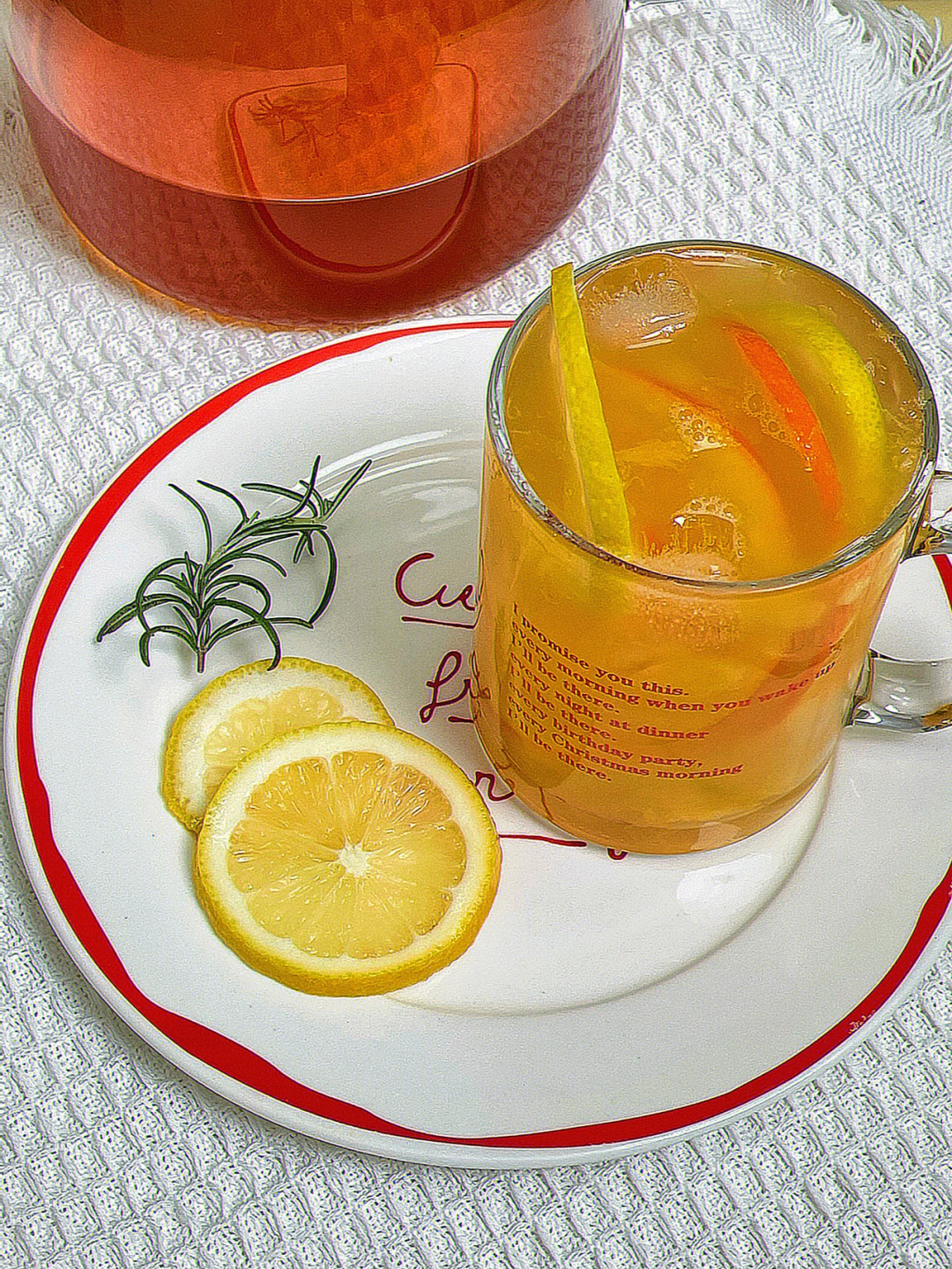 冰茶橙色图片