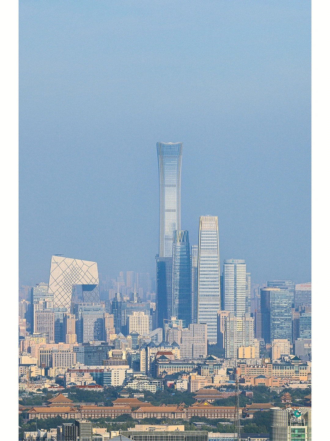 中央电视塔全景图图片