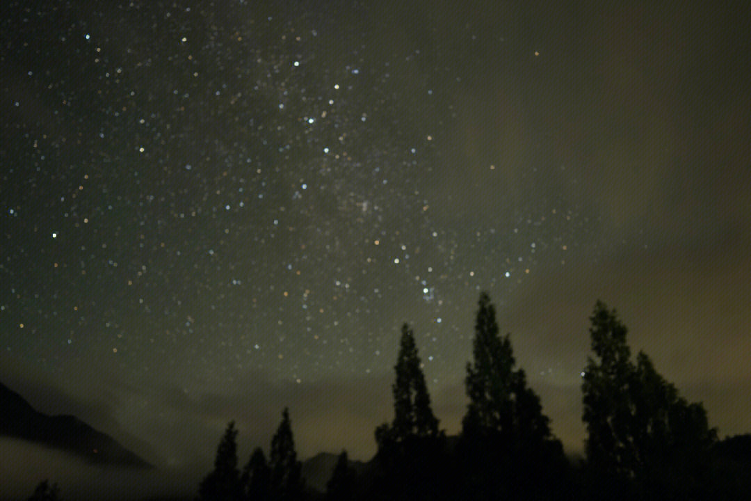 东天目山脚下浅尝星空