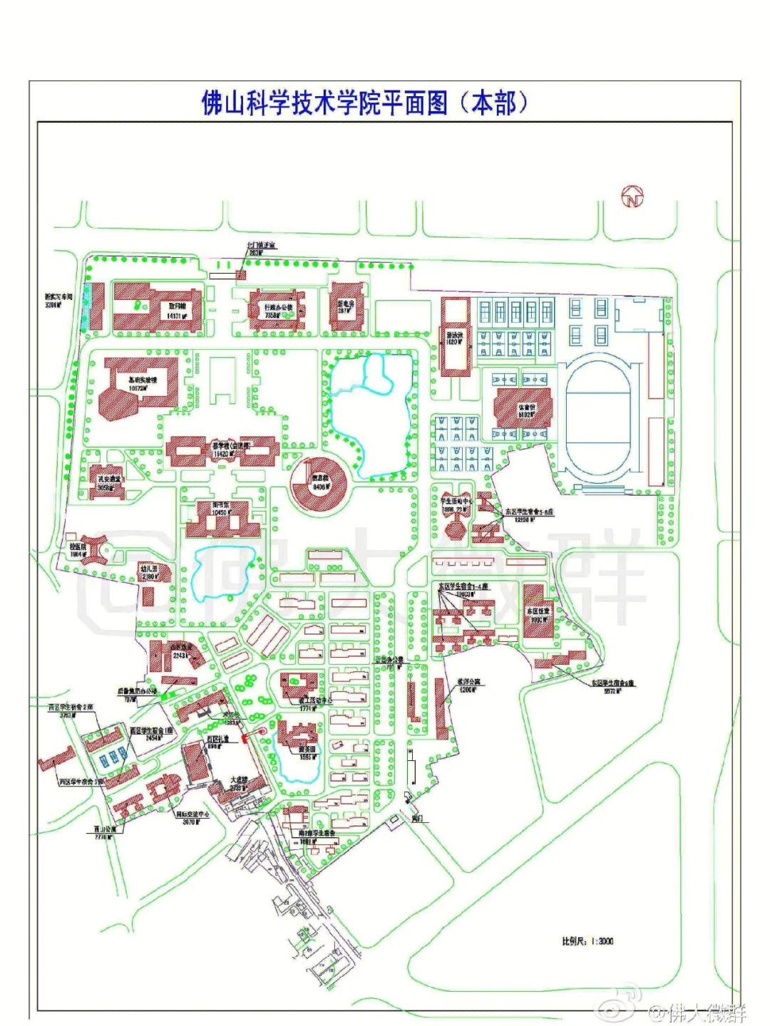佛山大学仙溪校区地图图片