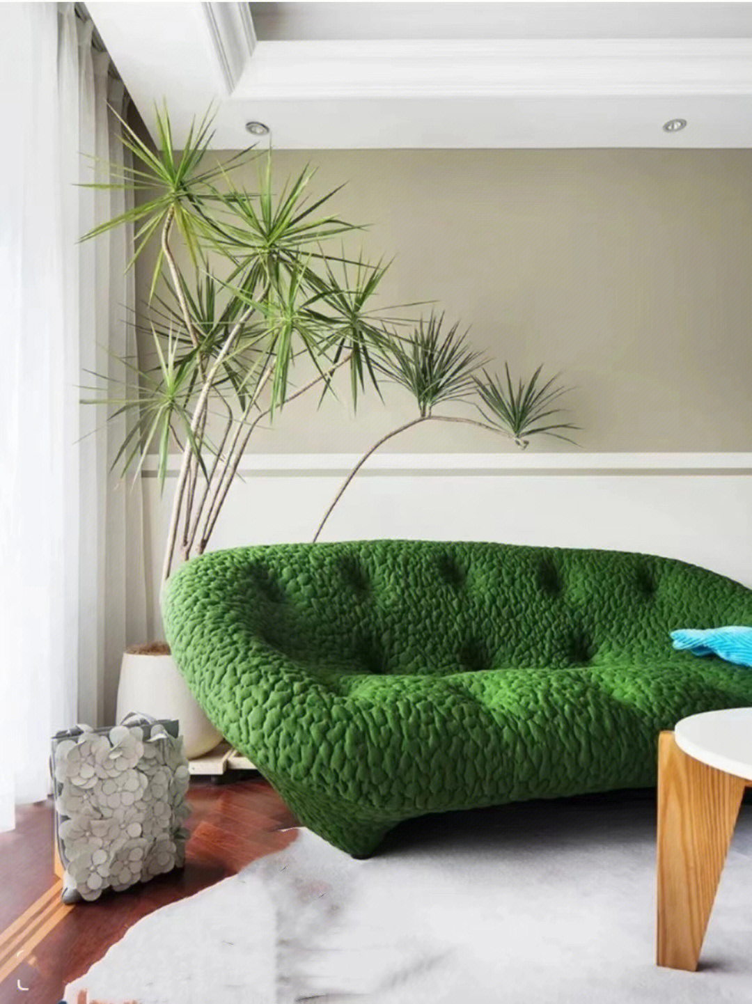 绿色ploum沙发适合这个夏天
