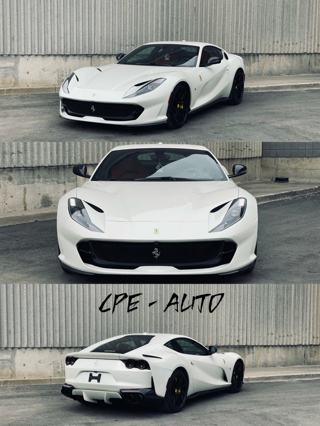 2019 ferrari 812 superfast 1900km前中置发动机,后轮驱动,法拉利f12