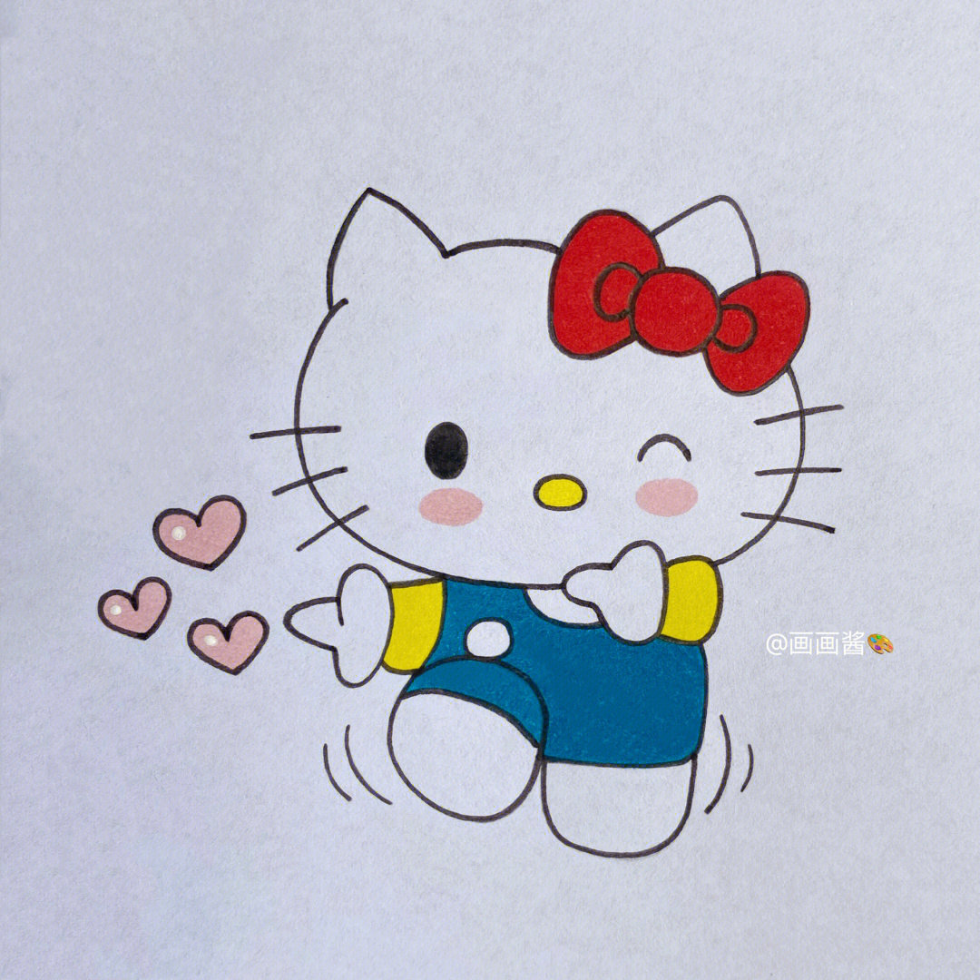 hellokitty简笔画教程