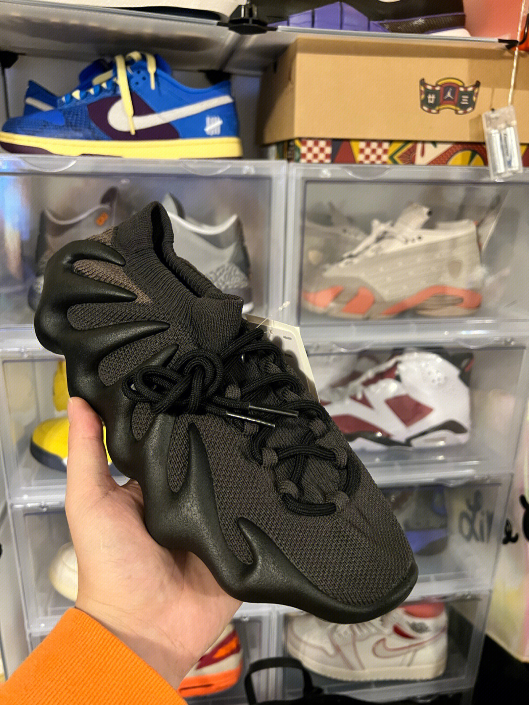 yeezy450黑色小笼包