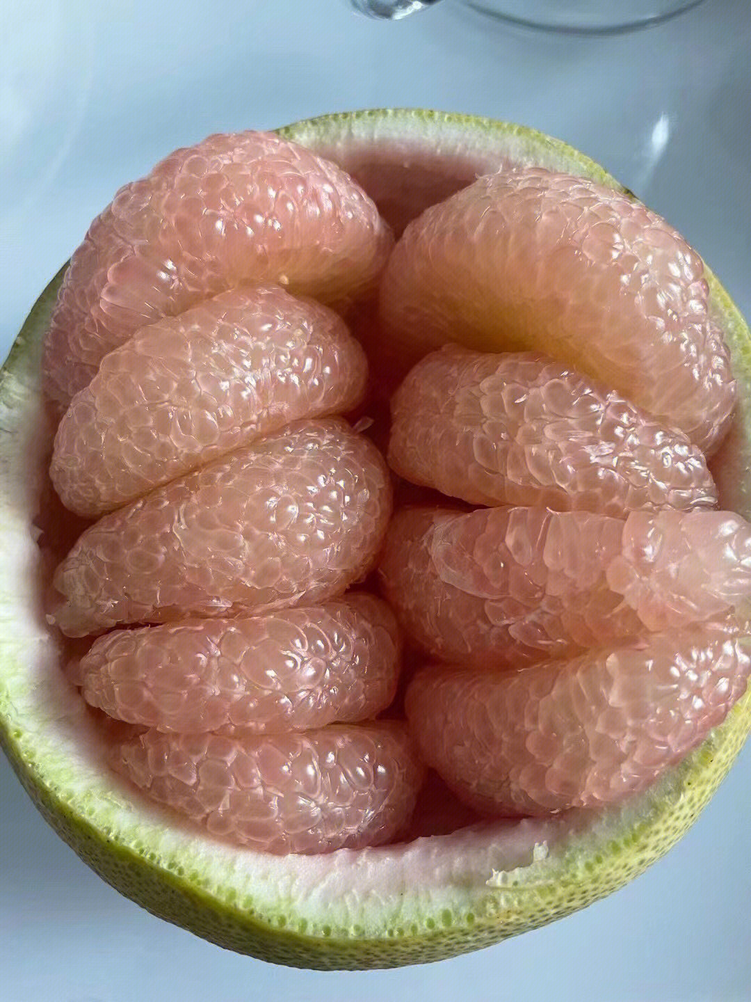 柚子剥好的图片真实图片