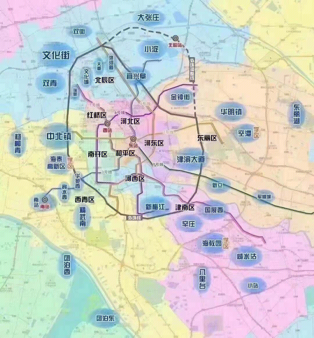 大张庄地铁规划图片