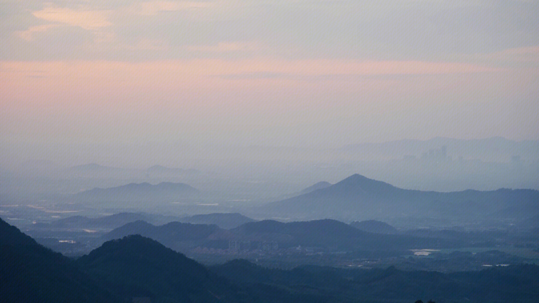 分享一组径山寺晨景