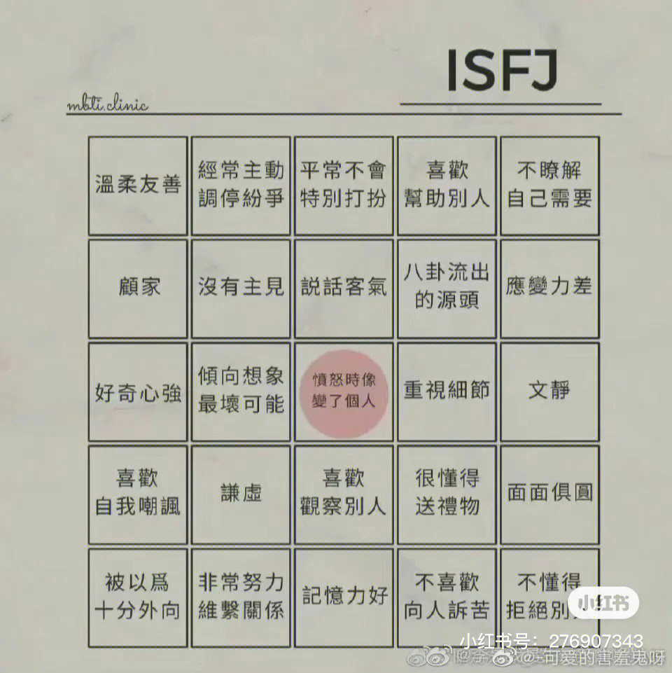 isfj型人格女图片