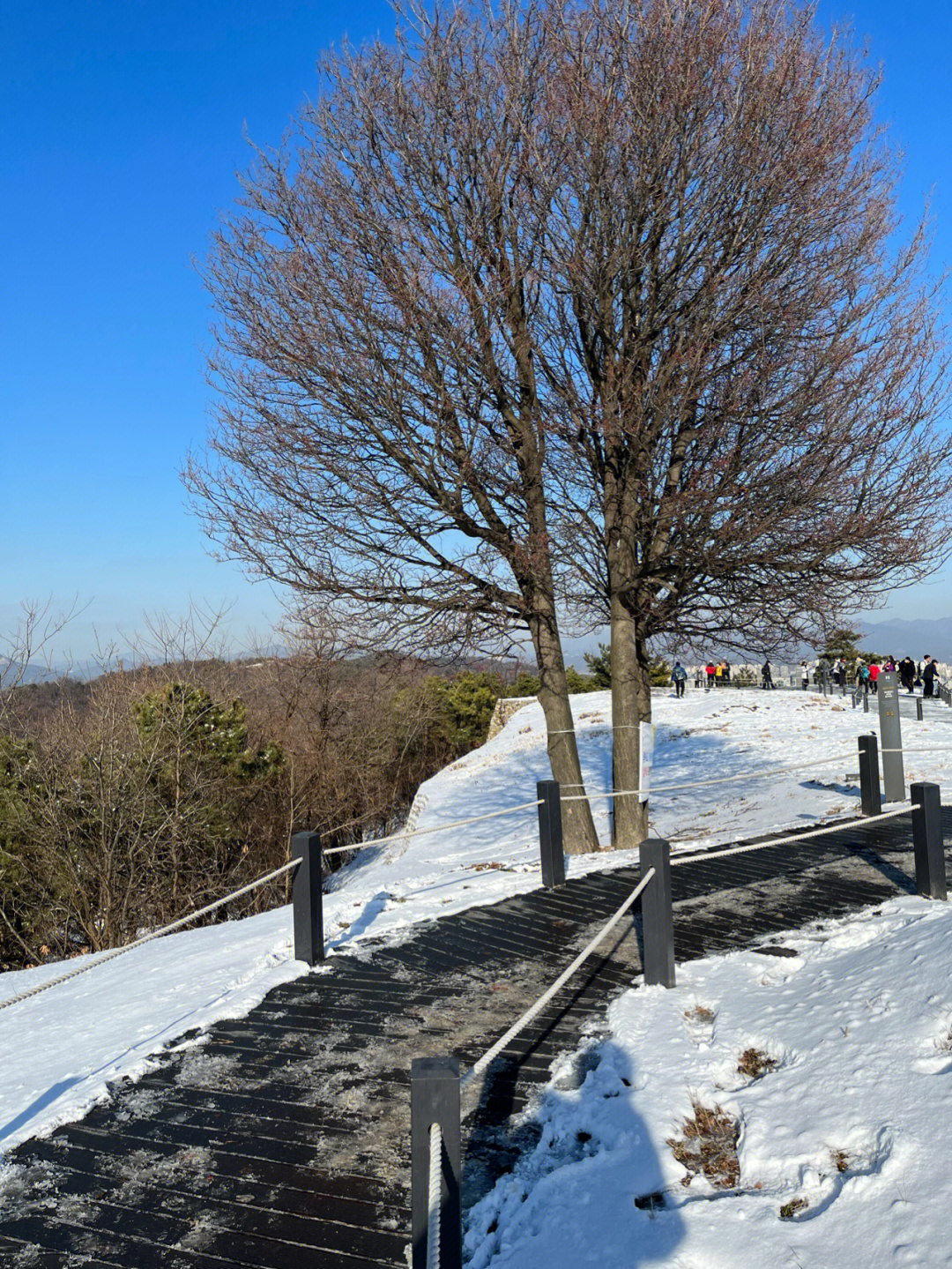 形容雪后大山的景观图片