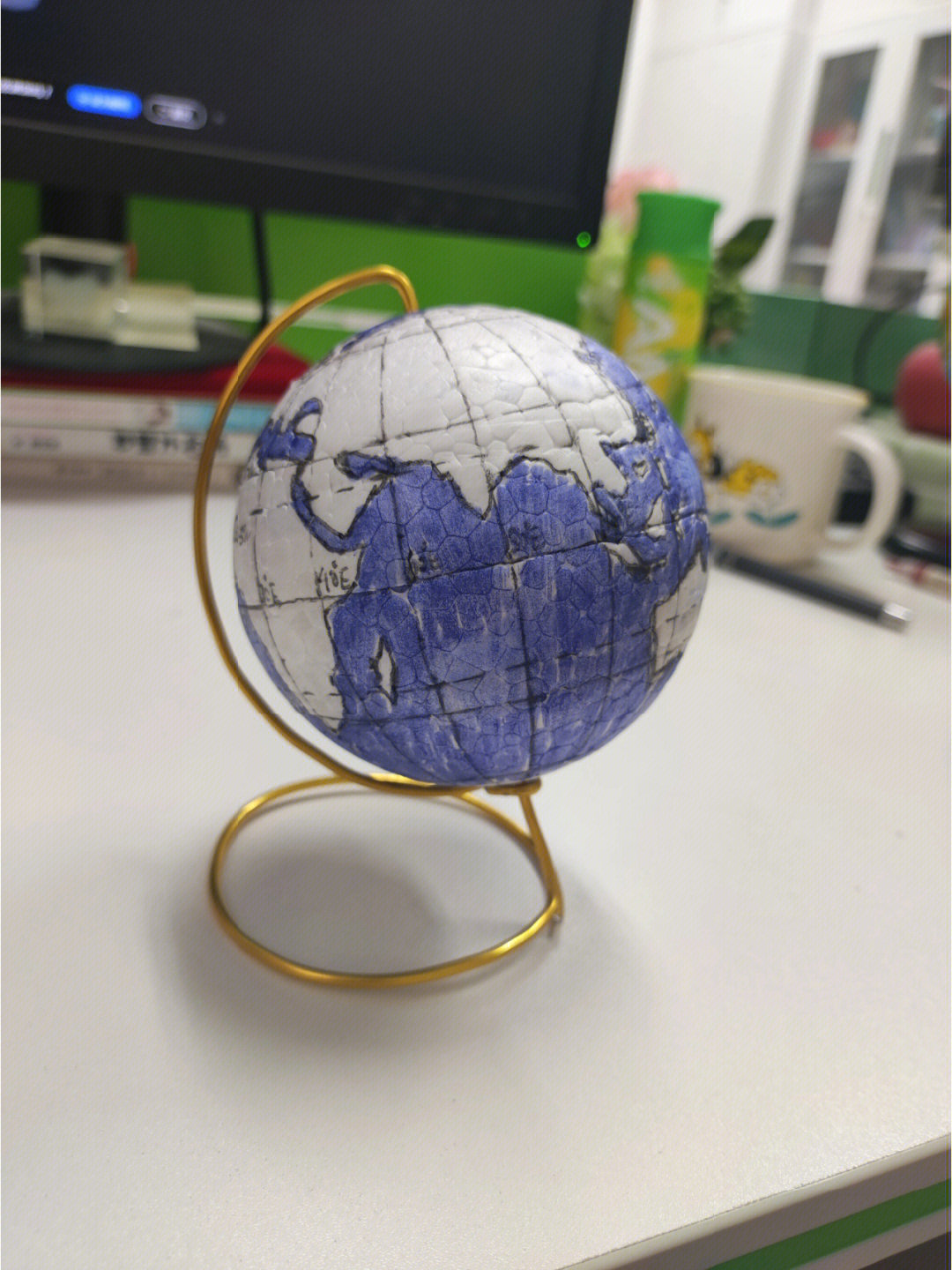 地球仪模型制作方法图片