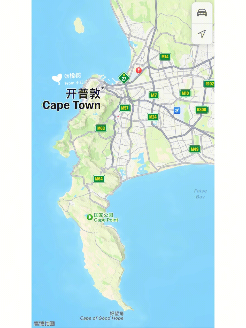 非洲开普敦地理位置图片