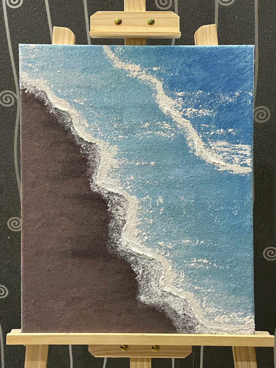 石英砂画为啥要用丙烯图片