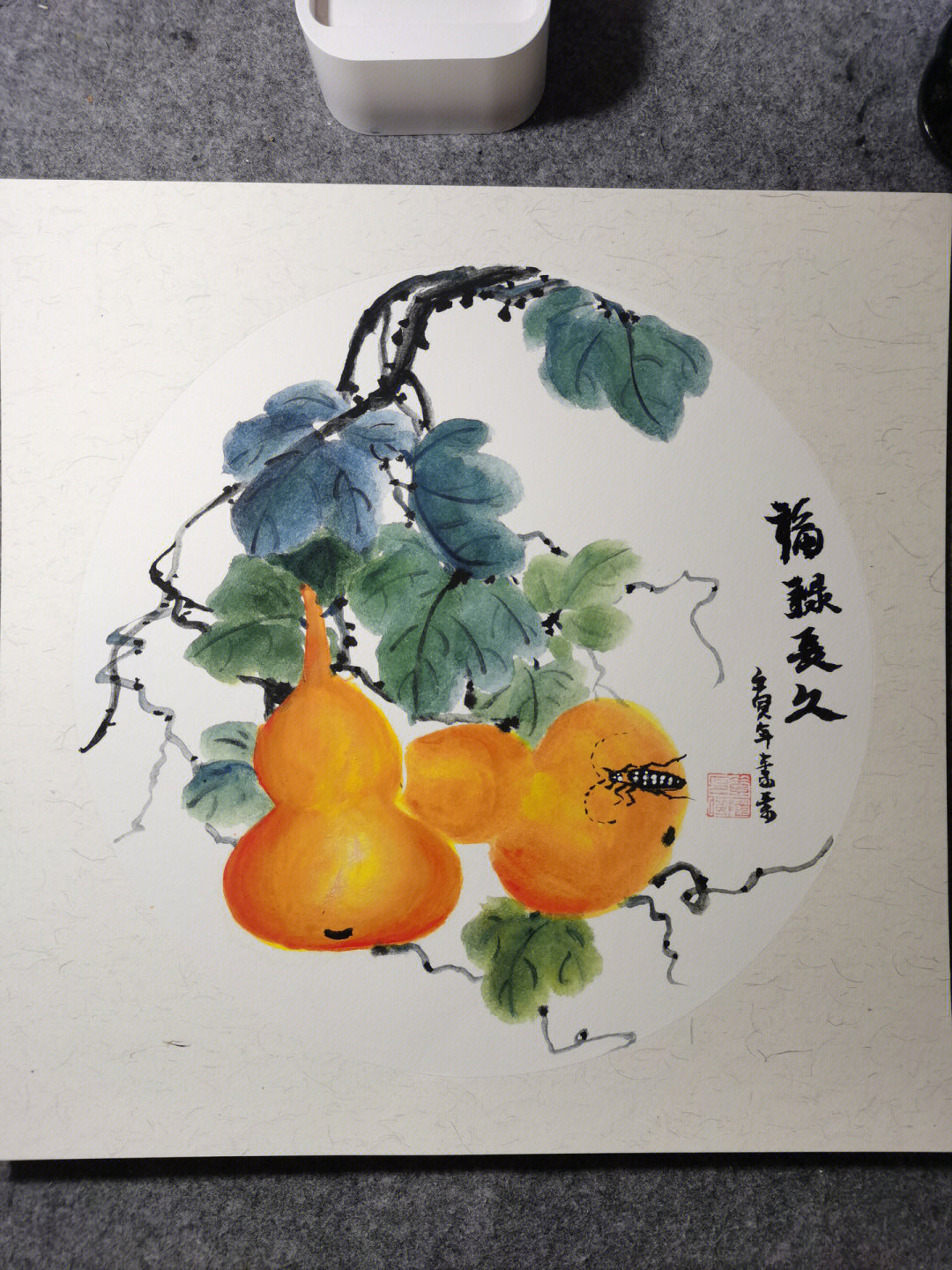 小度小度国画葫芦图片