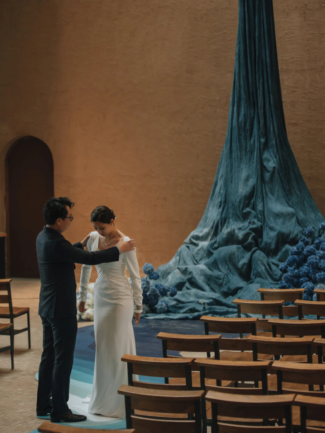北京婚礼中国油画院艺术感爆棚的婚礼现场