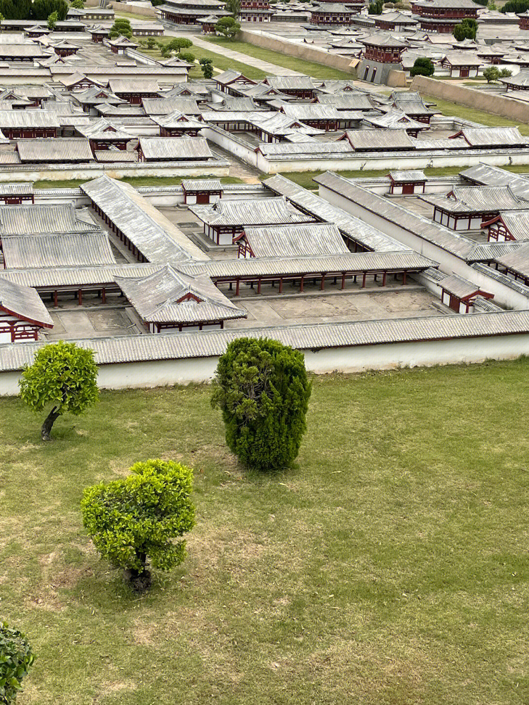 里面除了地下博物馆还有微缩版本的大明宫复原景观,1:16来的!