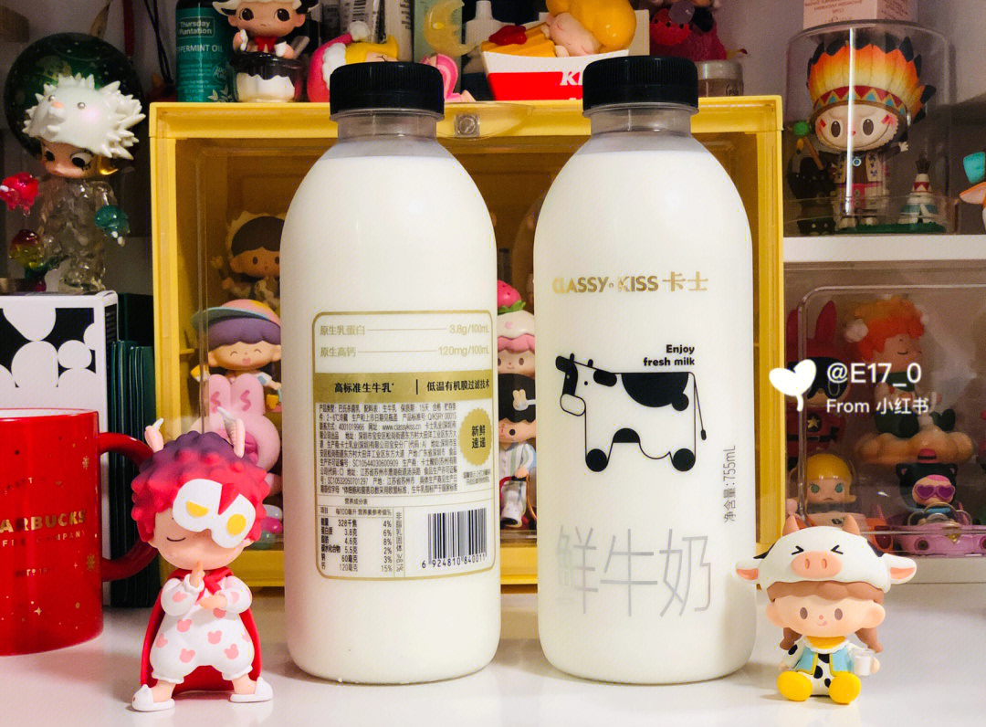 卡士鲜牛奶780ml图片